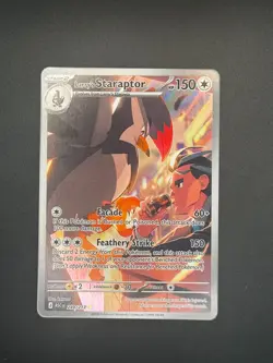 249/217 Larry's Staraptor Illustration Rare Pokemon TCG: Ascended Heroes NM/M - Image 1