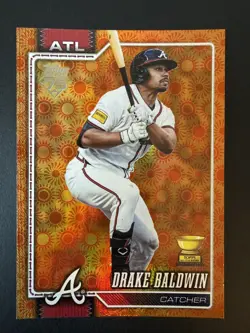 2026 Topps Series 2 - Drake Baldwin #692 Holiday Sun Foil Atlanta Braves ROY - Image 1