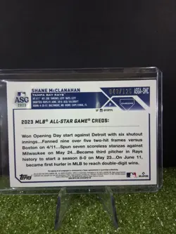 2023 Topps Chrome Update Series - 2023 All-Star Game Autographs Shane McClanahan - Image 2