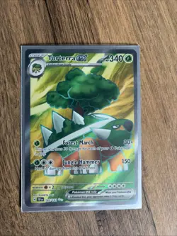 Torterra EX 185/162 Sv05: Temporal Forces Holo Pokemon Card - Image 1