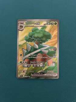 Pokemon TCG Torterra EX 185/162 Sv05: Temporal Forces Double Rare Holo Card - Image 1