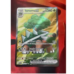 Pokemon TCG Torterra ex 185/162 SV05 Temporal Forces Full Art - Image 1