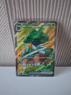 Pokemon TCG Torterra EX Holo Card SV05 Temporal Forces 185/162 - Image 1
