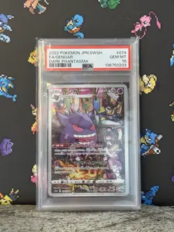 Pokemon 2022 Japanese S10a Dark Phantasma Gengar 074/071 Holo CR PSA 10 - Image 1