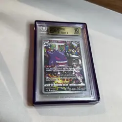 BGS 10 Gengar CHR 074/071 Pokemon Japanese Dark Phantasma SWSH 2022 Full Art - Image 2