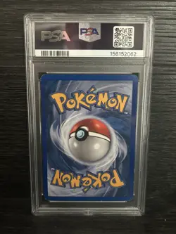 2006 Pokemon Gold Star EX Crystal Guardians #100 Celebi Holo w/ Swirl PSA 2 - Image 2