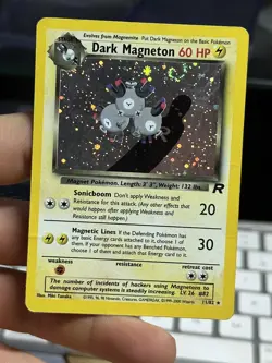 Dark Magneton 11/82 Team Rocket 2000 9/130 Base 2 Vintage Pokemon Card Lot WOTC - Image 3