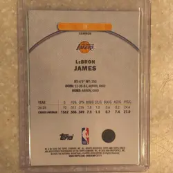 Topps 2026 Finest LeBron James #79 Common Los Angeles Lakers Basketball - Image 2
