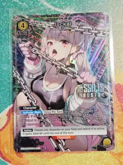 Union Arena Jackal UE14BT/NIK-1-023 (Alternate Art) Goddess of Victory Nikke - Image 1