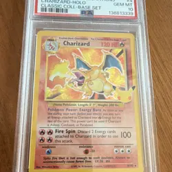 Pokemon Charizard Holo Celebrations Classic Collection 4/102 PSA 10 2021 - Image 1