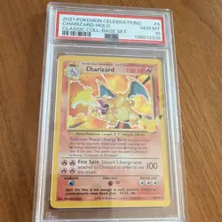 Pokemon Charizard Holo Celebrations Classic Collection 4/102 PSA 10 2021 - Image 3