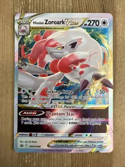 Hisuian Zoroark Vstar SWSH298 PROMO Full Art Pokemon Card NM - Image 1