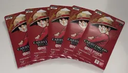 One Piece Carrying On His Will OP-13 Sleeved Booster Pack - Lot of 5 English - Image 1
