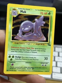 Lapras 10/62 Muk 13/62 Fossil 1999 Holo Rare Vintage Pokemon Card Lot WOTC - Image 2