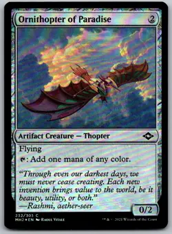 Ornithopter of Paradise 232 Modern Horizons 2 Magic: The Gathering Foil NM - Image 1