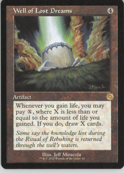 Well of Lost Dreams The Brothers' War: Retro Frame Artifacts NM - Image 1