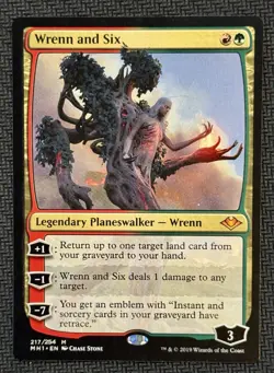 Wrenn and Six MTG Magic Modern Horizons (MH1) English - NM - Image 1