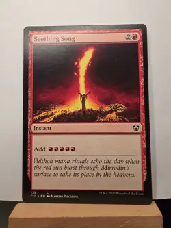 Magic the Gathering Seething Song Commander 2021 MTG - Image 1
