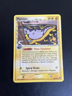 2006 Mantine 20/101 Dragon Frontiers Common Regular Pokemon Card TCG - Near mint - Image 1