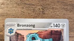 Bronzong 145/197 Error MisCut Top Bottom Card Pokemon Obsidian Flames Uncommon - Image 2