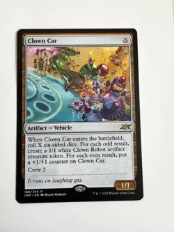 MTG Clown Car Unfinity 186/244 R Artifact Vehicle EN - Image 1
