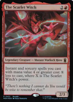 The Scarlet Witch 431 Unique and Miscellaneous Promos MTG Foil NM/M - Image 1