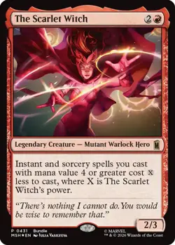 The Scarlet Witch 431 Unique and Miscellaneous Promos MTG Foil NM/M - Image 3