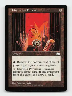Phyrexian Furnace Uncommon Weatherlight Magic: The Gathering Cards - Image 1