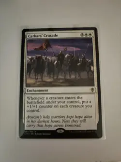 Wizards of the Coast Cathars' Crusade Regular Rare White Enchantment MTG - Image 1