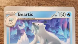 Beartic 54/197 Error MisCut Top Bottom Card Pokemon Obsidian Flames Uncommon - Image 3