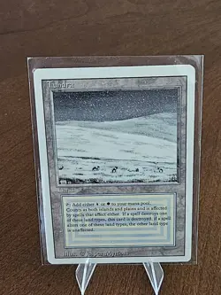 MTG Magic The Gathering - Tundra - Revised Edition NM - Jesper Myrfors - Image 1