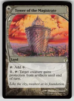 Tower of the Magistrate (Future Sight) Rare Mystery Booster 2 242 MTG NM 2024 - Image 1