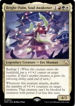 Bright-Palm, Soul Awakener 1 Commander: March of the Machine MTG NM - Image 1