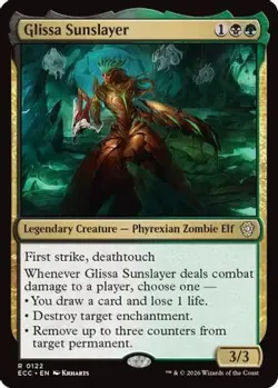 Glissa Sunslayer 122 Rare Commander: Lorwyn Eclipsed Magic: The Gathering NM - Image 3