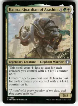 Hamza, Guardian of Arashin 339 Commander Masters Magic: The Gathering NM - Image 1