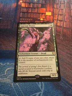 Sanctum Weaver - Commander: Wilds of Eldraine (WOC) MTG TCG NM - Image 1