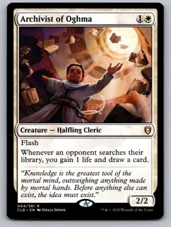 Archivist of Oghma 004/361 Rare The List Reprints Magic: The Gathering Near Mint - Image 1