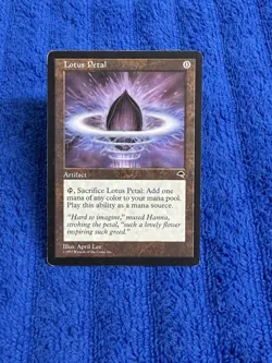 Lotus Petal The List (Tempest) Mtg Magic LP - Image 1