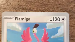 Flamigo 185/197 Error MisCut Top Bottom Card Pokemon Obsidian Flames Uncommon - Image 2
