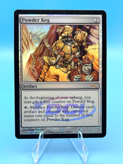 Powder Keg FOIL Magic Player Rewards Magic The Gathering MTG Card - Image 1