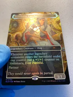 MTG 1x FOIL BORDERLESS Yoshimaru, Ever Faithful 794 Secret Lair Drop Magic x1 NM - Image 3