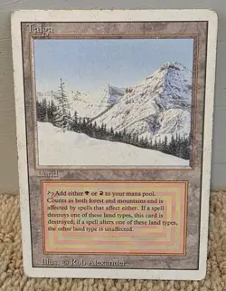 Taiga Revised Edition - Heavily Played - MTG Magic Card - Image 1