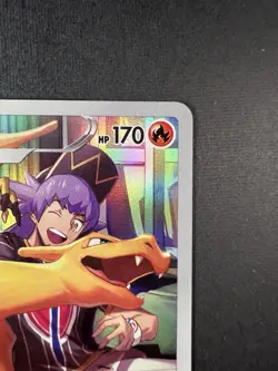 Leon’s Charizard 187/184 Japanese Pokemon VMAX Climax s8b Character Rare NM - Image 3