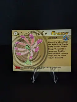 Cradily #27 - Foil - Pokemon Topps Advanced Series - Image 2