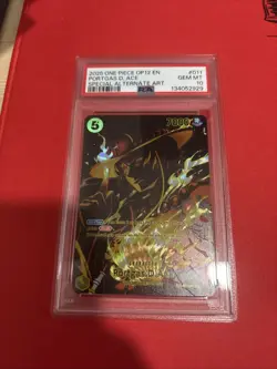 One Piece 2025 Portgas D. Ace Special Alternate Art OP12 ST13-011 SR PSA 10 - Image 1