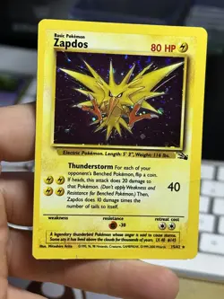 Zapdos 15/62 Fossil 1999 Base Set 2 20/130 Holo Vintage Pokemon Card Lot WOTC - Image 3