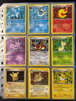 Lot of 90 ALL HOLO Vintage Pokemon Card Binder Collection - Image 4