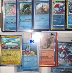 Pokemon Fish - 12x Card Lot - V+Master Ball+Holo+Reverse - NM [F013] - Image 2