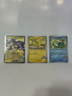 Pokemon Illustration Contest 2024 Promo - 3 Cards Pikachu Feraligatr Toxtricity - Image 1
