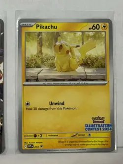 Pokemon Illustration Contest 2024 Promo - 3 Cards Pikachu Feraligatr Toxtricity - Image 4